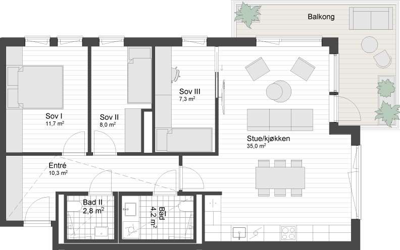 Plantegning 1